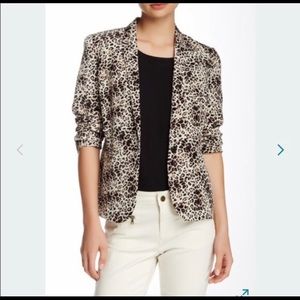 Vince Camuto Leopard Print Blazer